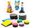 10er Set - Klebepunkte magnetisch für Toniebox Figuren - Tonie Regal, Farbe Schwarz, Modell 40 mm