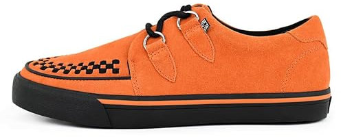 T.U.K. Creeper Sneaker aus Leder & Wildleder - Farbe Burnt Orange Suede - Herren & Damen - Größe 41