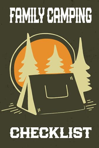 Family Camping Checklist: RV Essentials List, Camping Packing, Retro Hardcover