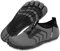 Racqua Wassersportschuhe für Herren und Damen, Strand, Surfen, Schwimmen, Schwimmen, Wandern, Wanderschuhe, schnell trocknend, Barfuß, Aquaschuhe, tiefgrau 40