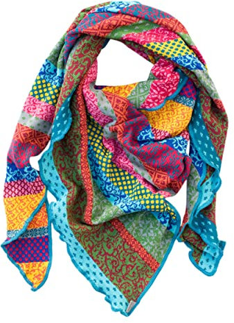 Invero, Dreieckstuch Grace, 100% Baumwolle (Bunt)