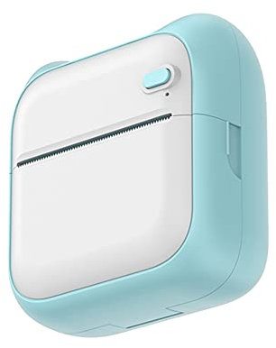 Wscoficey Mini-Monochrom Thermo-Drucker, kabellos, tragbarer Taschendrucker, Unterstützung für einfache Bedienung, Fotonotizen Fehler Texterinnerung drucken