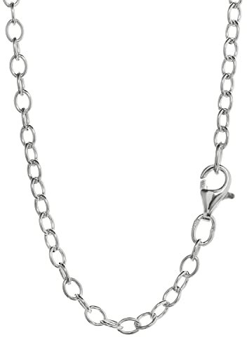 NKlaus 50cm Ankerkette 925 Silber elegante Halskette Breite: 3,0mm Collier 5,3g schwer 4050
