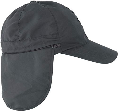 normani 2 in 1 Sommer Cap mit einrollbarem Sonnenschutz Savannah Farbe Navy Größe XL