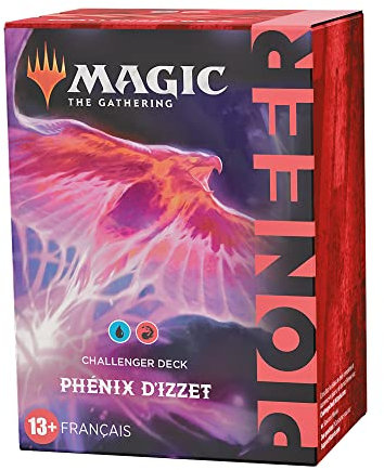 Magic The Gathering Challenger Deck Pioneer Edición 2022 Izzet Fénix (Azul-Rojo - Versión Francés) D2211101 Multicolor