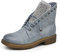 IF Fashion Stivaletti Stivali Invernali Scarpe da Donna Lacci Anfibi Strass IF163 Blu jeans 37