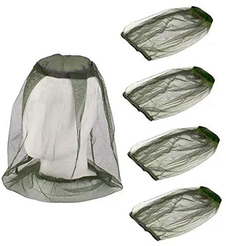 GEFAEJIFO Abdeckung Netz Mesh Net Headnet für Outdoor Liebhaber zum Schutz von Fliegengitter Mosquito Mücke Anderen Flies Wandern Angeln Schutz vor Insekten Käfern Bienen Mücken Mücken