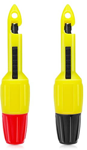 Grevosea 2 Pieces Wire Piercing Probe Piercing Clip Tool Insulation Piercing Clip Set Wire Piercing Tool for Multimeter Voltage Voltmeter Thermometer