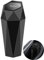 iHMeiju Car Trash Can with Lid, Diamond Design Small Automatic Portable Trash Can, Leakproof Plastic Vehicle Trash Bin, Easy to Clean, Used in Car Home Office (Black)
