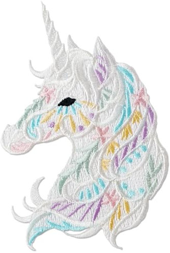 Solasocool Einhorn Niedliche Patches zum Aufbügeln Kleidung Bügelflicken/Flicken zum Aufbügeln Kinder Aufbügelflicken Hut Bügelbilder für Textilien Jeans,Aufnäher zum Aufbügeln DIY-Zubehör
