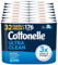 Cottonelle Ultra Clean Toilet Paper with Active CleaningRipples Texture, 32 Family Mega Rolls (32 Family Mega Rolls = 176 Regular Rolls) (8 Packs of 4), 353 Sheets Per Roll, Packaging May Vary