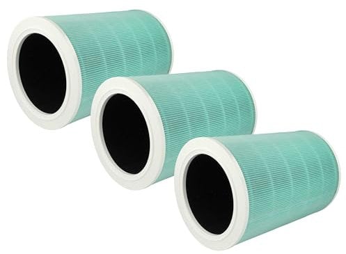 vhbw 3X Luftilter kompatibel mit Xiaomi Mi Air Purifier 2 Luftreiniger - Kombifilter HEPA + Aktivkohle