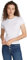 Tommy Jeans T-Shirt Manches Courtes Femme Slim Fit Linear Col Ras-du-Cou, Blanc (White), S