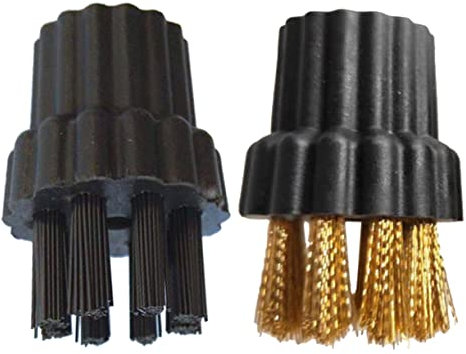 FRCOLOR Lot De 10 Brosses Pour Nettoyeur Vapeur - Brosse Pour Nettoyage Des Sols - Brosse À Cheveux - Nettoyeurs Vapeur - Nettoyeur De Brosses