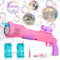 Bombble Regenbogenblasenmaschine Automatische Seifenblasenmaschine, Seifenblasenmaschine Kinder 10000 Blasen/Minute mit 240ML Seifenblasenlösung (2025-Pink)