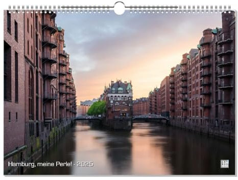 artboxONE Kalender 2025 Hamburg, Meine Perle! Wandkalender A2 2025 Städte/Hamburg