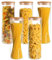 LDXDRU 5er Set Vorratsdosen Glas mit Deckel, 2100ml Vorratsgläser mit Deckel, Luftdicht Vorratsglas Spaghetti Dose, Aufbewahrungsgläser mit Deckel für Spaghetti, Nudel, Müsli Aufbewahrung