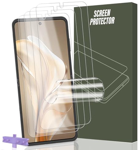 Gelaasso 4 Pièces Protection D'écran pour Nubia Flip 5G, Protection Film Nubia Flip 5G TPU Flexible, HD Clair Doux Transparent Film de Protection d'écran pour Nubia Flip 5G
