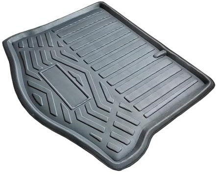 LTQSIV Bandeja Maletero Esterilla Trasera Maletero Coche Revestimiento Carga Suelo Alfombra Accesorios para F&ORD para Focus MK2 Hatchback 2005 2006 2007 2008 2009 2010 2011 Accesorios para Coche