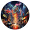 Puzzle für Erwachsene 1000, Tokyo Neon Japanese, runde Puzzles, für Erwachsene und Kinder ab 12 Jahren, Puzzle aus Pappe, einzigartige Herausforderungsspiele, Größe 67,5 x 67,5