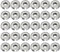 Saipor 30 Stück 608ZZ Kugellager Double Shielded 608 ZZ Kleine Skateboard-Kugellager Miniatur Rillenkugellager Kohlenstoffstahl Ball Bearings für Skateboards, Roller, Inline Skates (8mm x 22mm x 7mm)