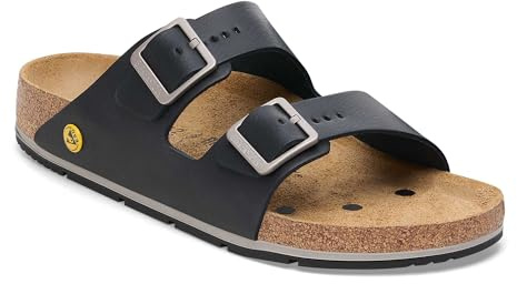 Birkenstock Arizona Pro ESD Herren und Damen Sandalen mit ergonomischen Fußbett - Rutschfeste Laufsohle und verstellbare Schnallen – Antistatisch