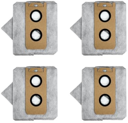 SwitchBot Staubbeutel-Accessori antibatterici per robot aspirapolvere K10 Pro Combo, contiene 4 sacchetti per la polvere