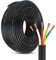 Qiping 5 Adriges Rund Kabel 12V/24V, 10M 5 Adriges Anhängerkabel LED-Rücklichter Verkabelung Kabel mit Kabelquerschnitt 5 x 0,5mm² Für Anhänger KFZ LKW RV