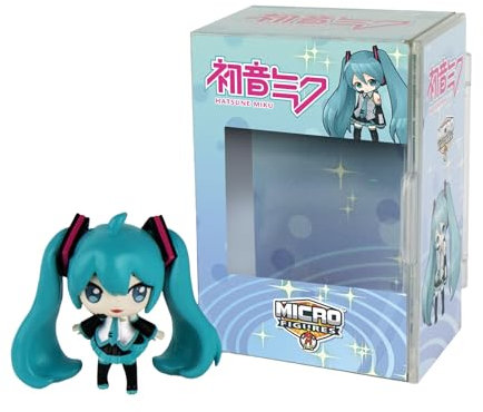 World's Smallest Hatsune Miku Micro Figure. Miniature 1.25 inch Figure. for Adults and Kids Ages 8+