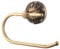 CALUCAB Antik Messing Toilettenpapierhalter Wandmontage Papierrollenhalter Offene Armdesign für Badezimmer Küche (Gebürstete Bronze)