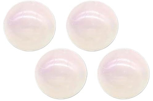 drburpily Im Dunkeln leuchtender Wandlöseball, der leicht an Wänden haftet, sicherer und elastischer, stressabbauender Eltern Kind Klebeball aus Gummi, Weiß