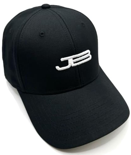 JESBRON Baseball Cap Herren Cap Basecap Kappe Hut Outdor Baseballkappe Caps Männer Damen Cap Baumwolle Sonnenmütze (DE/NL/SE/PL, Alphanumerisch, Einheitsgröße, Standard, Schwarz)