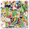 100 Stück Papagei Aufkleber, Vinyl Wasserdichte Graffiti Aufkleber für Laptop Gepäck Party Supplies, Kinder, Jugendliche