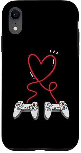 Custodia per iPhone XR Controller di gioco Cuore Amore Gaming Gamer Giochi Giocatori