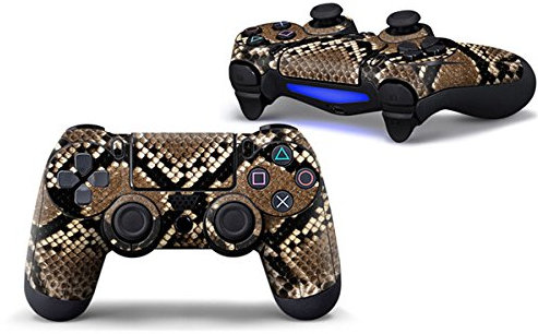 Morbuy PS4 Vinyl Skin Decal Full Body Sticker For Sony Playstation 4 PS4 Slim PS4 Pro Dualshock Controller x 1 (Python Skin)