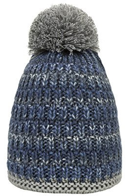 Döll Unisex Pudelmütze Strick Mütze, Grau (Light Gray Melange 8100), 53