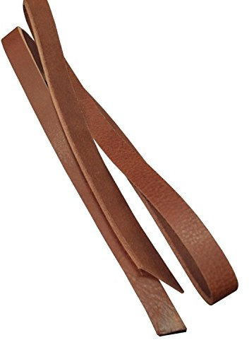 Team Beust 120-150 cm x 2 cm Latigo Lederriemen 3,6-4,2 mm Riemen Gürtelriemen cognac braun - 120 cm