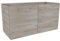 FACKELMANN Waschtischunterschrank Lima/Badschrank mit Soft-Close-System/Maße (B x H x T): ca. 80 x 42 x 35 cm/hochwertiger Badezimmerschrank/Korpus: Braun/Front: Braun