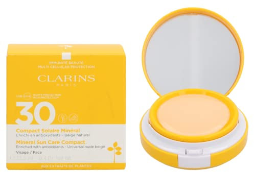 Clarins Mineral Sun Care Fondotinta Compatto SPF 30, Beige, 11.5 ml