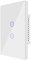 Wi-Fi Smart Light Switch 2 Gang Jinvoo US Panel Switch, Smart Phone Remote Vetro Temperato, Timer, Nessun Hub Richiesto, Compatibile con Alexa/Google Home, Alimentato da Tuya, Bianco (2 gang)