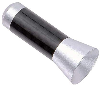 Tuokay, Kohlefaser Autoantenne, Auto Universal Antenne, 3,5cm Mini Kurz Autoradio Antenne für Entfernen Statische Elektrizität, Verbessern des AM/FM Signals (Silber)