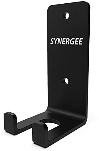 Synergee 1 Langhantelhalter. Vertikal hängendes Rack. Für Stangen, Curl-, Hex-, Trizepsstangen. Ausgezeichnet kompakte, vertikale Lagerung. Heim-, kommerzielle, Garagen-Fitnessstudios.