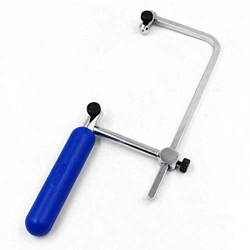 POWERTOOL Professional Adjustable Saw, Wire Saw Frame Fret Saw Jewellers Saw for Wood, Plastic, Board, Jewelry(ASB500)