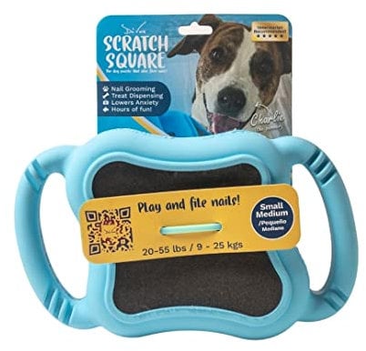 De' Vora Scratch Square Dog Nail Trimmer & File- Avoid Over Clipping- Award Winning, Safe, Easy to use, Home Grooming (Used SM/Medium)