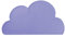 2 Stück/4 Stück Tischsets Kinder, Platzdeckchen Wolke Platzsets, Abwaschbar Rutschfeste Tischuntersetzer für Babys Kleinkinder (lila,2 Stück)