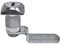 Euro-Locks Hebelzylinder X 36 für Spinde und Stahlschränke - inkl. 2 Schlüssel - 24 mm Durchmesser