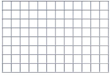 Gabionen Gitter 5 x 5 cm Maschenweite (60 x 40 cm)