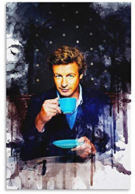Wandkunst, Motiv: Der Mentalistische Kaffee auf Leinwand, Poster, Schlafzimmer, Büro, Raumdekoration, Geschenk, Dekoration, Druckbild, Gemälde für Wohnzimmer, Schlafzimmer, Dekoration, 20 x 30 cm