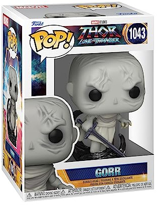 Funko POP! Marvel: Thor: Love and Thunder - Gorr | Offizielles Superheroes Merch - Vinyl Sammelfigur als Regal Deko - Geschenkidee zum Geburtstag für Fans und Sammler