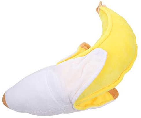 jojofuny Geschältes Bananenkissen Plüschkissen Kissenpuppe Weiches Plüschtier Dekokissen Obstkissen 70cm Kreatives Kuscheltier für Kinder Heim Sofa Auto Deko
